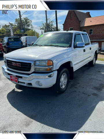 2006 GMC Sierra 1500 for sale at PHILIP'S MOTOR CO INC in Haleyville AL