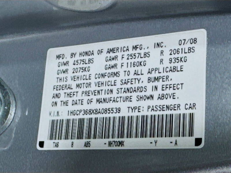 2008 Honda Accord