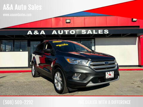 2019 Ford Escape for sale at A&A Auto Sales in Fairhaven MA