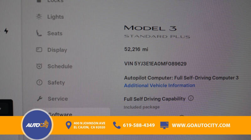 2021 Tesla Model 3 Standard Range Plus