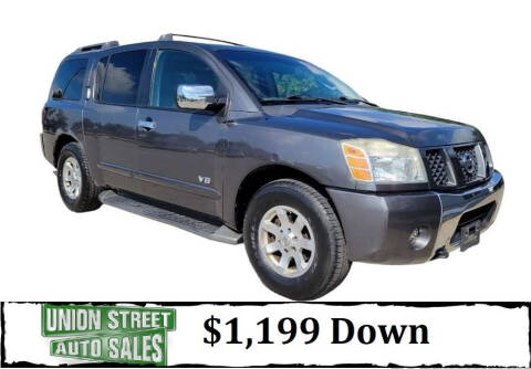 2005 Nissan Armada for sale at Union Street Auto Sales in Lafayette IN