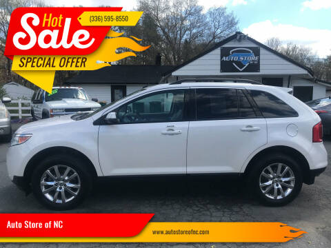 2014 Ford Edge for sale at Auto Store of NC in Walkertown NC