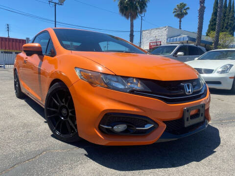 2015 Honda Civic for sale at Galaxy of Cars in North Hills CA
