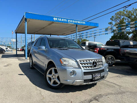 2011 Mercedes-Benz M-Class for sale at Quality Investments in Tyler TX