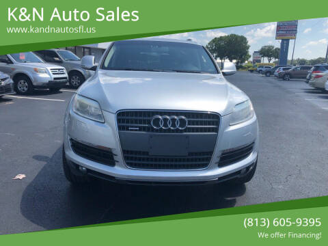 2008 Audi Q7 for sale at K&N AUTO SALES in Tampa FL