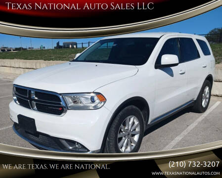 2019 Dodge Durango for sale at Texas National Auto Sales LLC in San Antonio TX