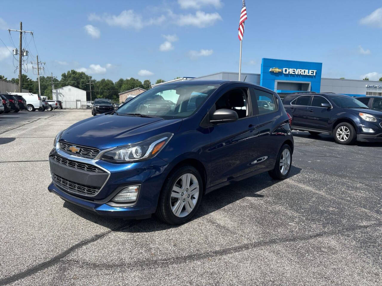 Lt. Blue 2022 Chevrolet Spark LS CVT LS CVT 4dr Hatchback 1