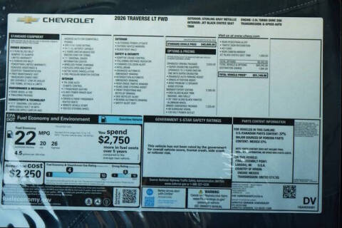 2026 Chevrolet Traverse LT