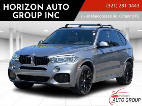 2018 BMW X5 for sale at HORIZON AUTO GROUP INC in Orlando FL