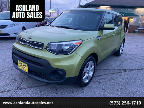 2018 Kia Soul for sale at ASHLAND AUTO SALES in Columbia MO