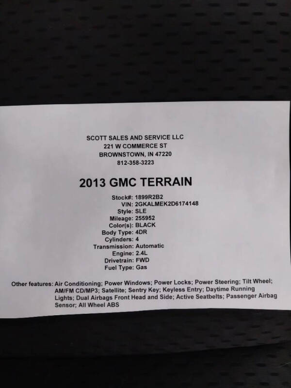 2013 GMC Terrain SLE-1