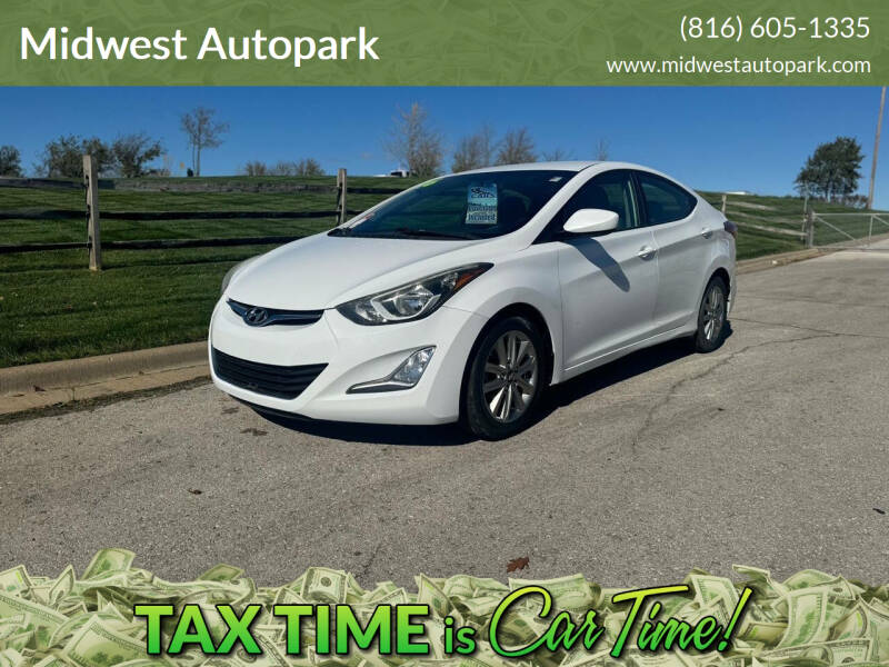 2016 Hyundai Elantra for sale at Midwest Autopark in Kansas City MO