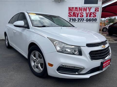 2016 Chevrolet Cruze Limited for sale at Manny G Motors in San Antonio TX