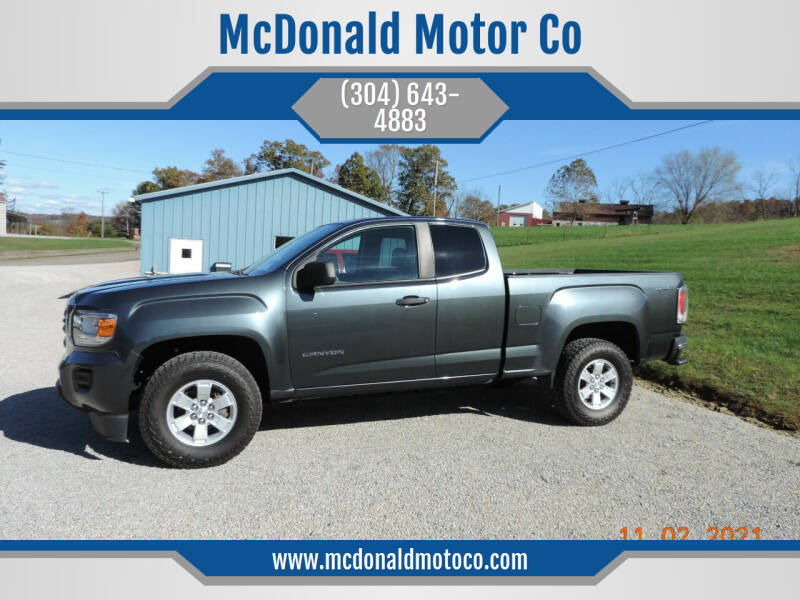 2015 GMC Canyon for sale at McDonald Motor Co in Harrisville WV