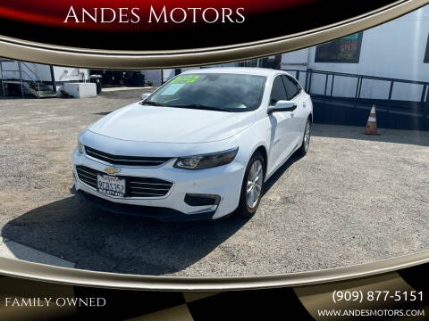 2018 Chevrolet Malibu for sale at Andes Motors in Bloomington CA