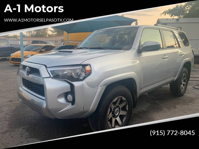 2019 Toyota 4Runner for sale at A-1 Motors in El Paso TX