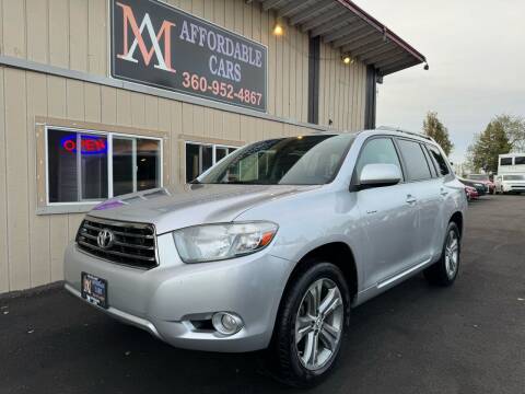 2009 Toyota Highlander for sale at M & A Affordable Cars in Vancouver WA