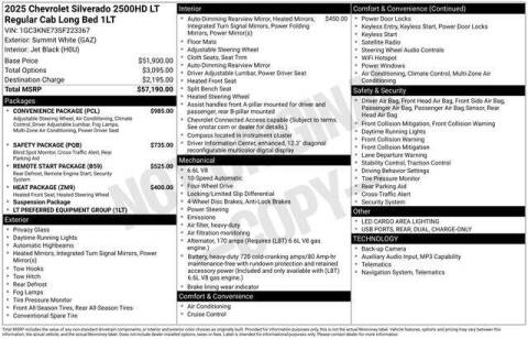 2025 Chevrolet Silverado 2500HD LT