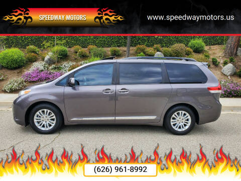 2013 Toyota Sienna for sale at Speedway Motors in Glendora CA