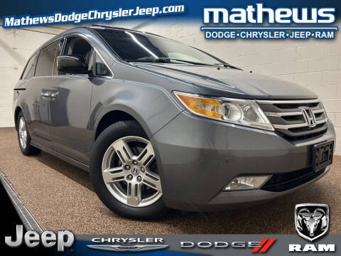 2011 Honda Odyssey for sale at MATHEWS DODGE INC in Marion OH