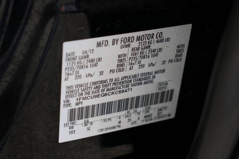 2012 Ford Escape Limited