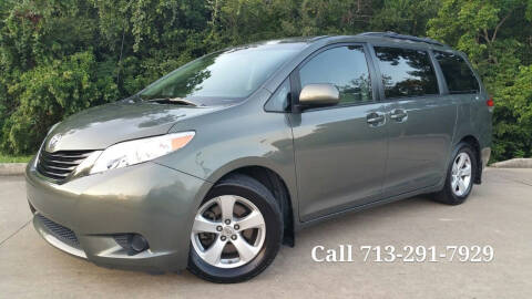 2012 Toyota Sienna for sale at Houston Auto Preowned in Houston TX