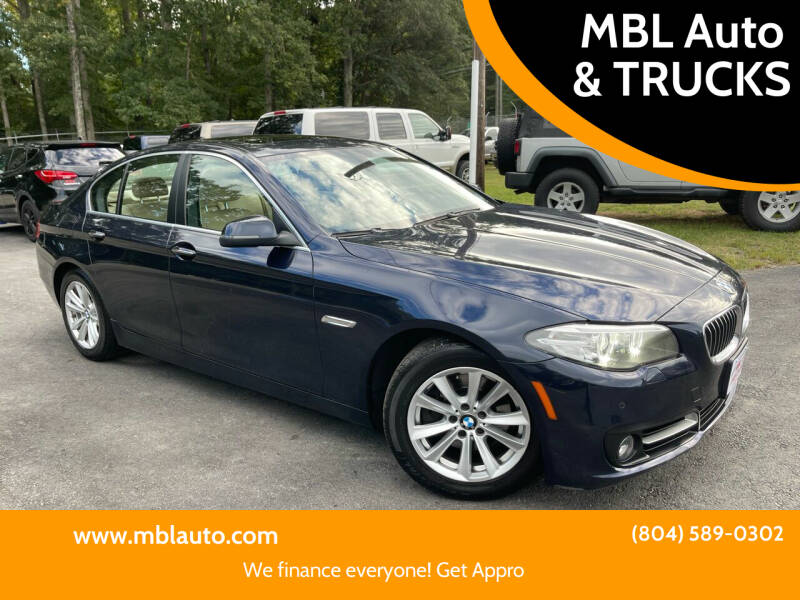 2015 BMW 5 Series for sale at MBL Auto & TRUCKS in Woodford VA