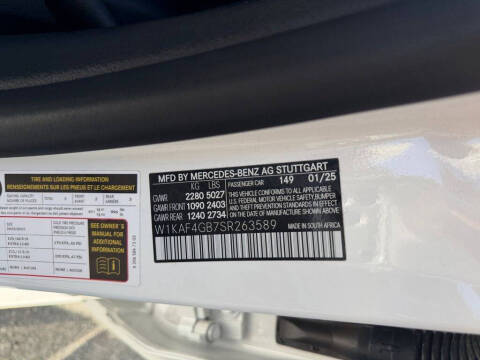 2025 Mercedes-Benz C-Class C 300