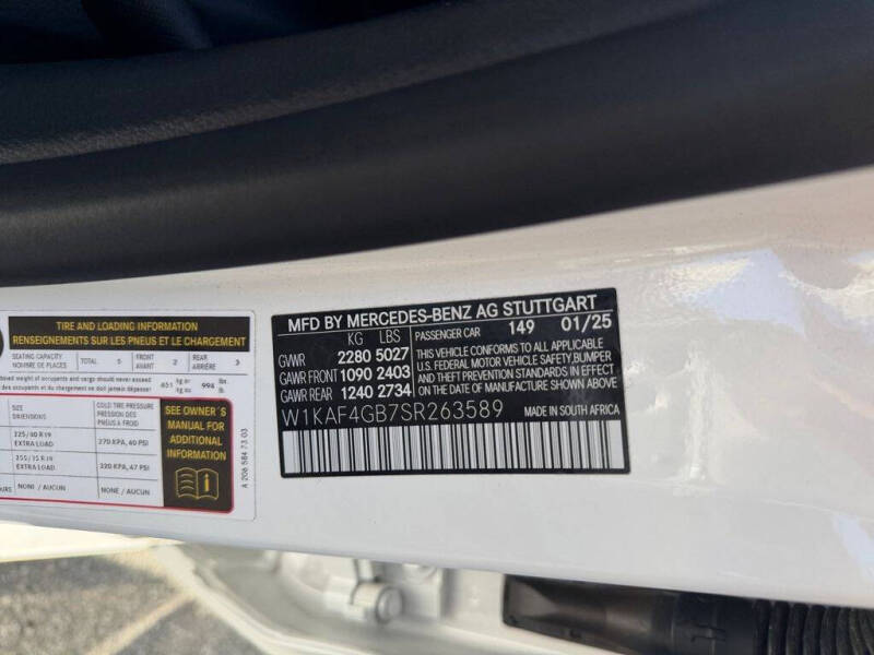 2025 Mercedes-Benz C-Class C 300