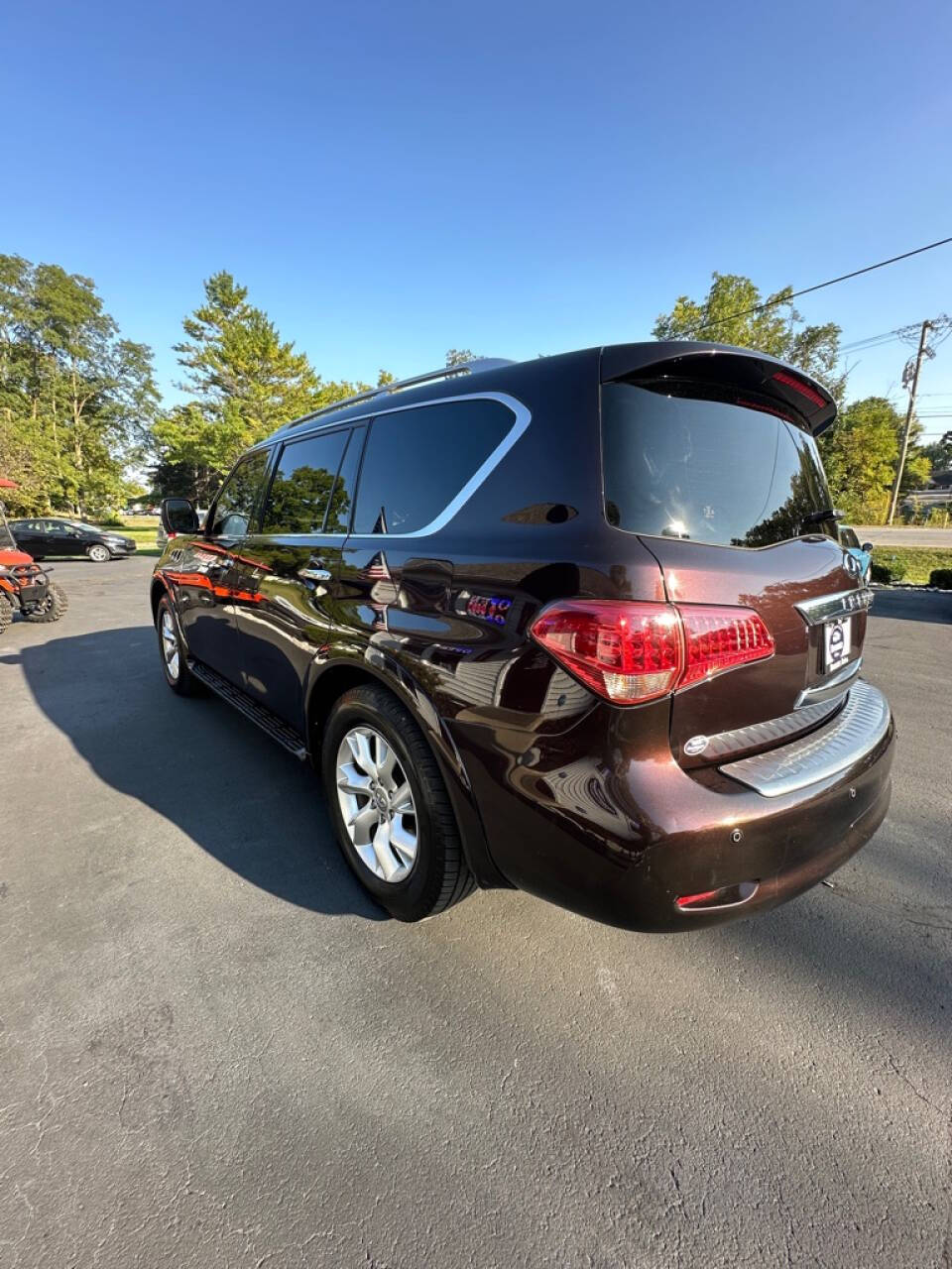 2014 INFINITI QX80 for sale at Hoosier Motors in Westfield, IN