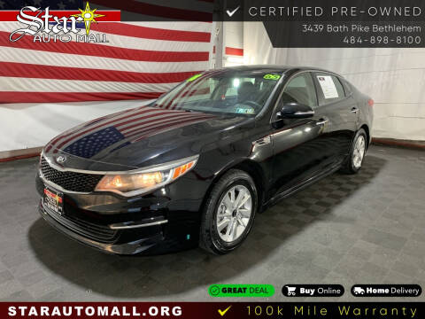 2018 Kia Optima for sale at STAR AUTO MALL 512 in Bethlehem PA