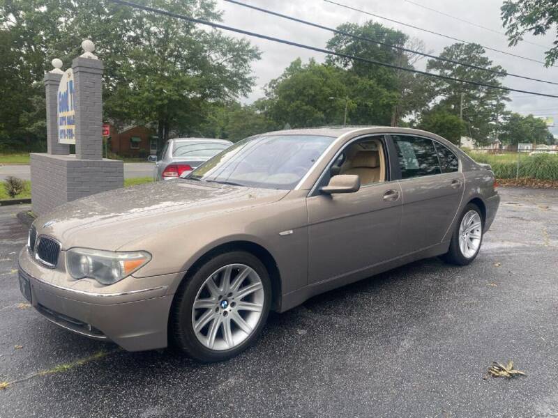 2002 BMW 7 Series for sale at Good To Go Auto Sales in Mcdonough GA