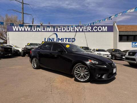 2014 Lexus IS 250 for sale at Unlimited Auto Sales in Denver CO