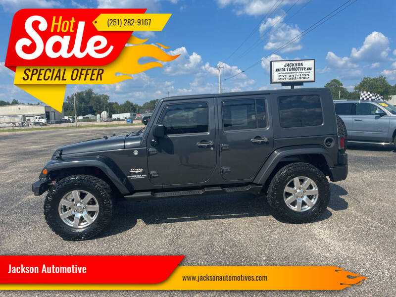 2010 Jeep Wrangler Unlimited for sale at Jackson Automotive in Jackson AL