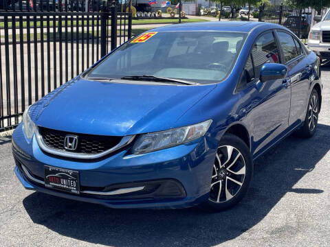 2015 Honda Civic for sale at Auto United in Houston TX