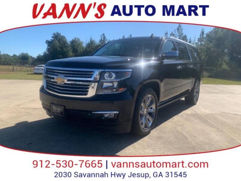 2016 Chevrolet Suburban for sale at VANN'S AUTO MART in Jesup GA