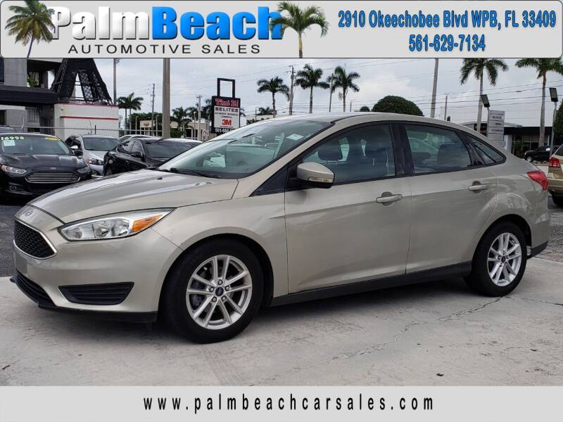 2015 Ford Focus for sale at Palm Beach Automotive Sales in West Palm Beach FL