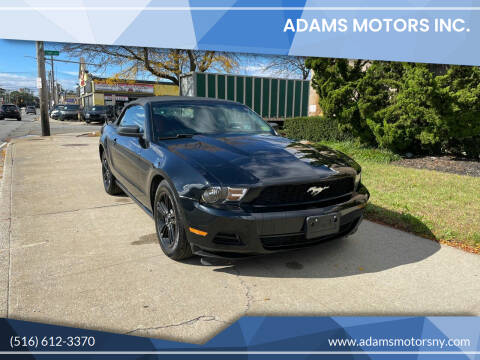 2010 Ford Mustang for sale at Adams Motors INC. in Inwood NY