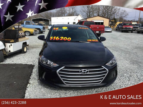 2018 Hyundai Elantra for sale at K & E Auto Sales in Ardmore AL