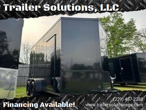 2025 7x14TA2 Tandem Axle 7x14TA Enclosed Cargo Trailer for sale at Trailer Solutions, LLC in Fitzgerald GA