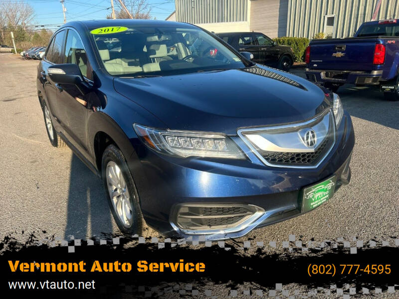 2017 Acura RDX for sale at Vermont Auto Service in South Burlington VT