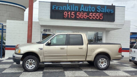 2001 Ford F-150 for sale at Franklin Auto Sales in El Paso TX