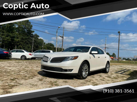 2015 Lincoln MKS for sale at Coptic Auto in Wilson NC