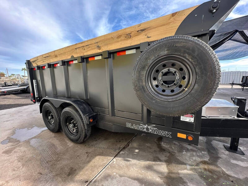 2025 Black Hawk 16x83 High Side Dump Trailer D