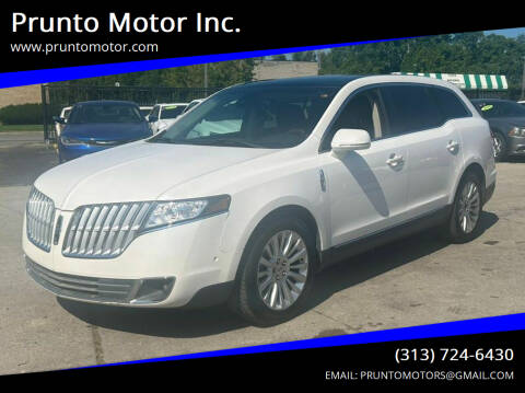 2012 Lincoln MKT for sale at Prunto Motor Inc. in Dearborn MI