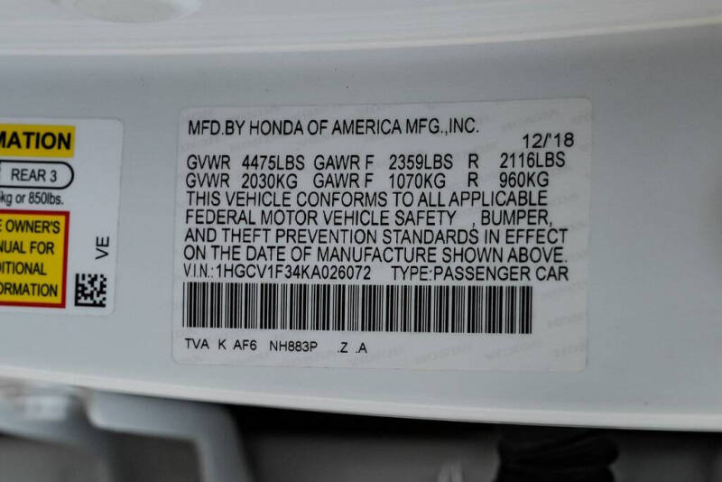 2019 Honda Accord Sport