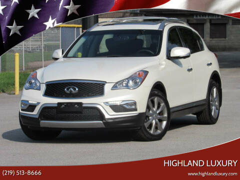 2017 Infiniti QX50 for sale at Highland Luxury in Highland IN