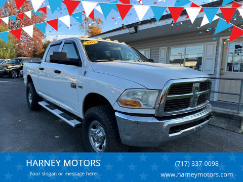 2012 RAM 2500 for sale at HARNEY MOTORS in Gettysburg PA