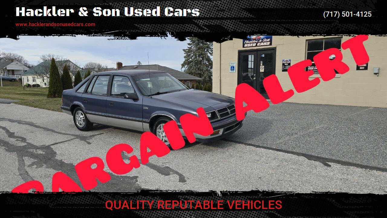 1989 Dodge Lancer For Sale - Carsforsale.com®