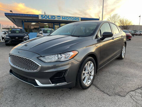 2019 Ford Fusion for sale at Solid Motors LLC in Garland TX